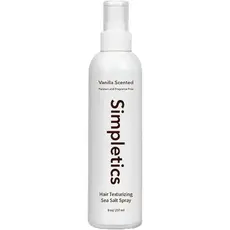 Spray de Sal Marinho Simpletics, Spray de Sal Marinho de Baunilha Simpletics, Spray de Sal Marinho para Estilização, com