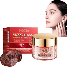 Creme Antienvelhecimento de Sangue de Dragão, Creme Suavizante Antirrugas, Creme Hidratante Rejuvenescedor da Pele com R