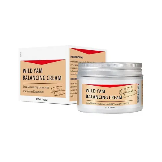 Creme de Inhame Selvagem, um hidratante suave para a pele, nutre e protege profundamente, creme firmador anti-rugas, ade