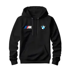 Moletom Canguru Carro Esportivo Luxo Blusa de Frio Unissex BMW Premium Alta Qualidade