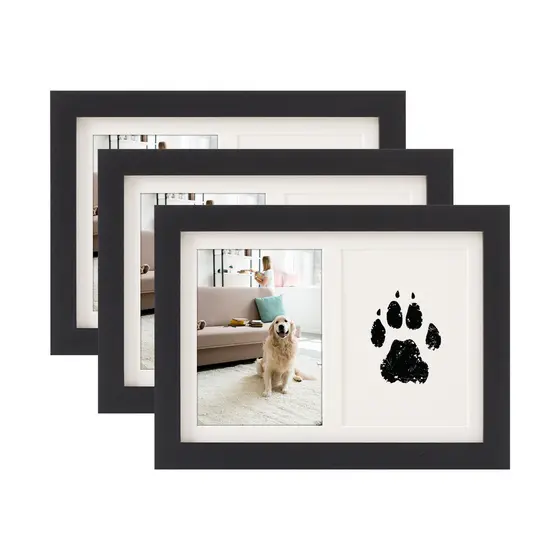 Gatos de estimação cães descartáveis tinta antiaderente pata impressão 23cm buraco duplo bebê um ano de idade mês inteir