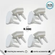 Kit 24 Protetor de Tomada Bebê Segurança Contra Choque ENVIO IMEDIATO