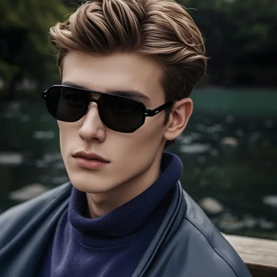 Óculos de sol estilo piloto de feixe duplo masculino óculos de sol de condução de alta qualidade Anti-ultravioleta óculo