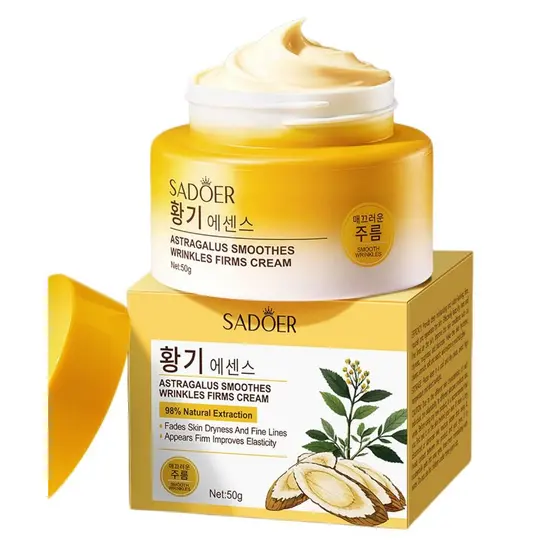 Para o Creme Facial Firmador de Astrágalo SADOER, Creme Facial Hidratante e Umectante, Hidratante Facial, Creme para Cui