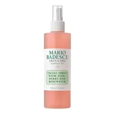 Spray Facial Mario Badescu com Aloe, Ervas e Água de Rosas para Todos os Tipos de Pele, Névoa Facial que Hidrata, Rejuve