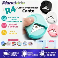Cortador de cantos arredondados R4 aparador de papel portátil, furador de bordas angulares, perfurador de fotos para