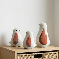 Criativo casa sala de estar quarto pássaro decoração presente aniversário Desktop escritório decoração cerâmica