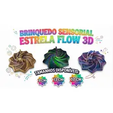 Estrela Fidget 3D - Alívio de Estresse, Design Geométrico e Experiência Sensorial
