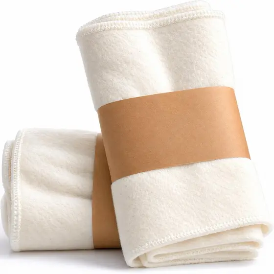 4 peças de flanela de algodão orgânico de três camadas são usadas para o pâncreas, e um kit reutilizável para o pâncreas