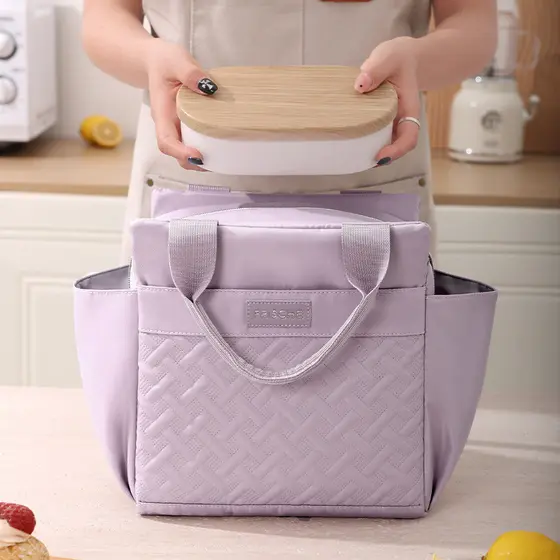 Beilian novo estilo moda saco de isolamento grande capacidade trabalho portátil lancheira saco estudante portátil piquen