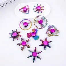 Brinquedo colorido girando topo novidade pequeno produto atacado Fidget girando topo dedo presente ativo das crianças gi