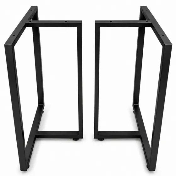 Base de Mesa Pé Resistente Industrial Preto Fosco - Escolha Outras Cores