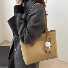 Novo Retro grande capacidade saco feminino All-Match sacola moda um ombro Commuter saco