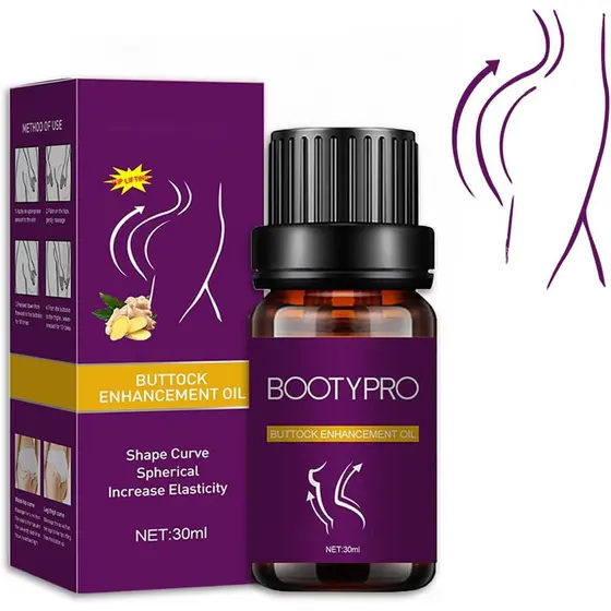 AKARYHipLiftUpEssentialOil, Óleo de Gengibre para Aumento de Glúteos, Óleo de Massagem Nutritivo para Aumento e Firmeza