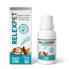 Suplemento Calmante Natural Pet Para Cães e Gatos Tranquilidade 30ml
