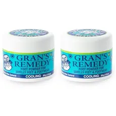 Gran's Remedy Desodorizante Natural para Sapatos e Eliminador de Odor dos Pés em Pó para Homens, Mulheres e Crianças, Ab