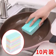 Esponja de lavar louça limpar esponja bloco escova pote cozinha esfregão dupla face limpeza absorção de água descontamin