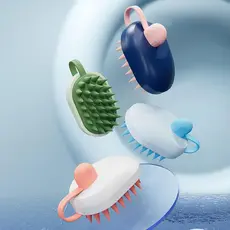 Criativo Mouse escova de shampoo de borracha macia ferramenta útil casa adulto banho shampoo escova massageador escova d