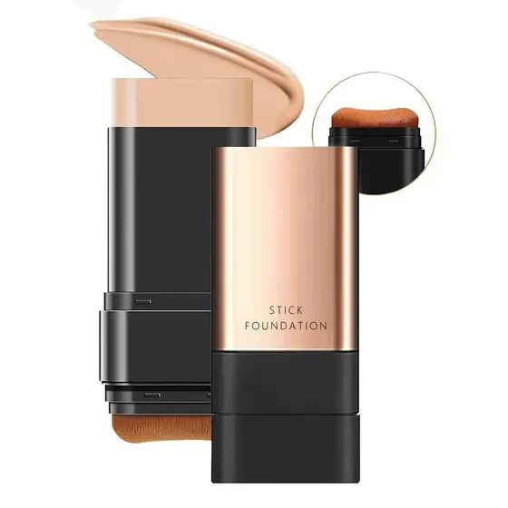 Bastão de Maquiagem 2 em 1 Anti-Rugas, Bastão de Maquiagem Coreano Flawless Eraser - Hidratante e Leve, Bastão de Maquia