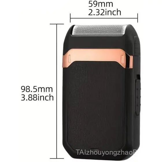 Barbeadores Elétricos de Lâmina para Homens: Mini Barbeador Elétrico, Barbeador de Lâmina para o Rosto, Sem Fi