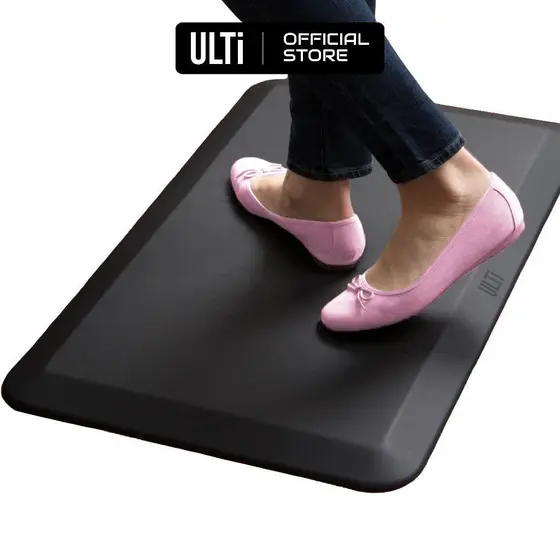 Tapete anti-fadiga ULTi, tapete para bancada de trabalho em pé, de cozinha, tapete amortecedor, design ergonômico