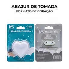 Abajur LED Coração de Tomada Luminária LED Coração de Tomada Decoração para Quarto Abajur Coração