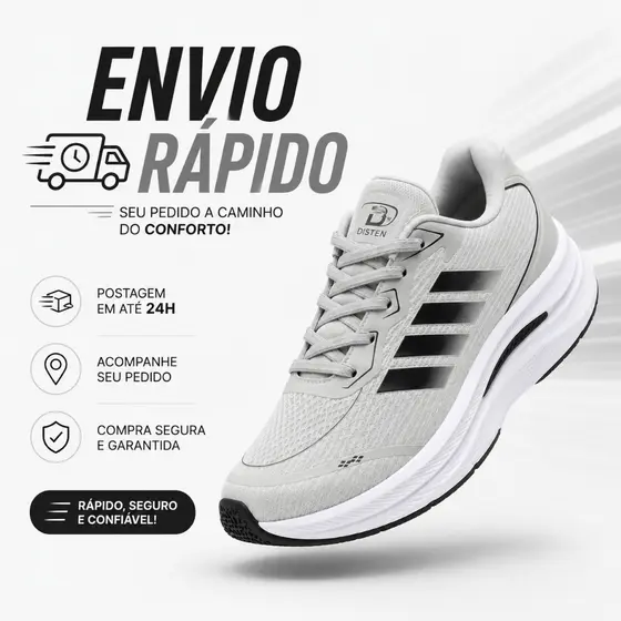 Tênis Esportivo Unissex para Academia Corrida Caminhada Fitness Original