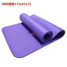 NBR Tapete de ioga com 15 mm de espessura Tapete de ioga para iniciantes Tapete de Fitness Tapete de musculação Tapete d