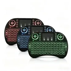 Mini Teclado Controle Sem Fio Para Smart Tv Tv Box Pc Opere Em Até 10 Metros Do Seu Dispositivo