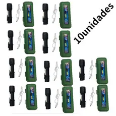 Kit Mini Lanterna Brilhante Multi-função Led Táticas De Campo