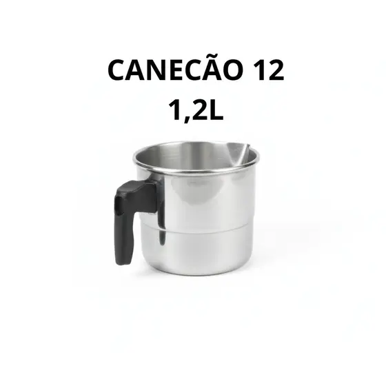 Canecão Leiteira Fervedor Caneco n° 12 faz ate 1 litro Alumínio