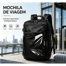 Mochila de Ferramentas Grande Capacidade, Bolsa Resistente com Múltiplos Bolsos para Eletricista e DIY
