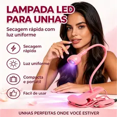 Lâmpada LED Unhas com Braço Flexível