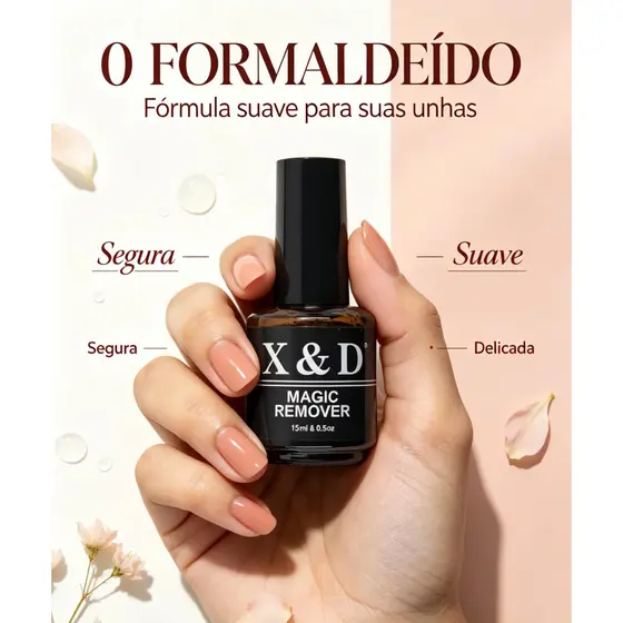 Removedor de gel explosivo removedor rápido de esmalte em gel sem lixar a unha