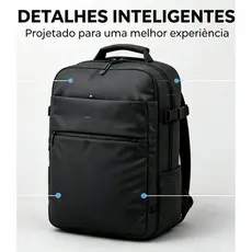 Mochila para Notebook Grande Capacidade Resistente à Água