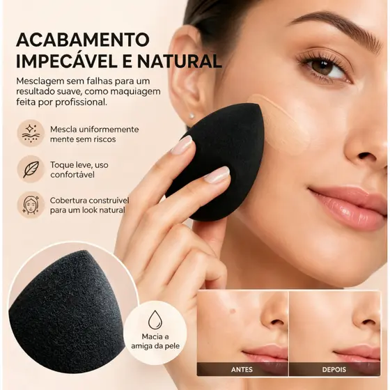 Esponja de Maquiagem para Base