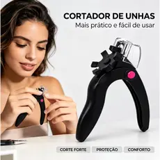 Alicate para unhas ergonômico multifuncional cabo curvo design alavanca ferramenta de manicure portátil