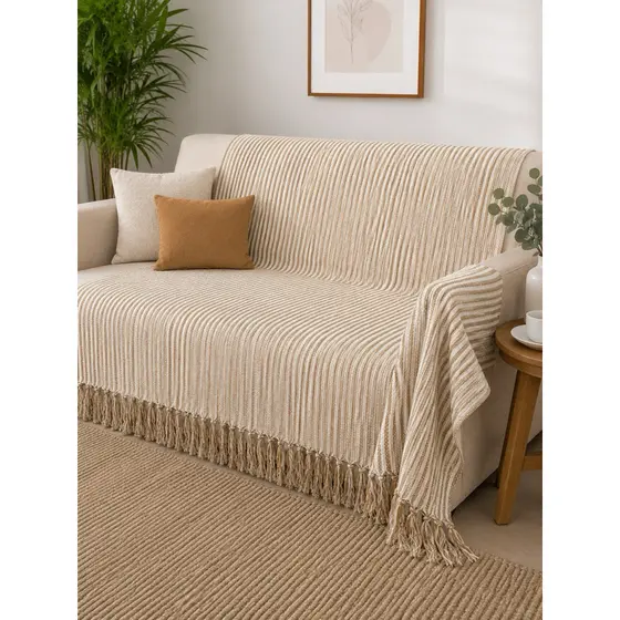 Manta para Sofá Gigante  2,60 X 2,20m 100% Algodão Cama e Decoração