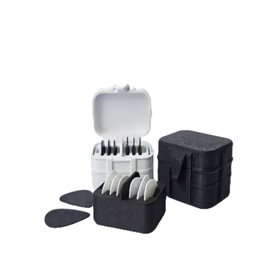 Kit Porta Palhetas Premium Personalizado + 10 Palhetas para Violão e Guitarra