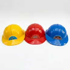 Capacete Infantil Bombeiro Polícia Construtor Brinquedo Profissões Fantasia Festa Resgate - Escolha a Cor