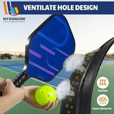 MYRONGBR 1 Pacote De Overgrip De Pickleball , Fita Perfurada Antiderrapante Para Remo Absorvente De Suor