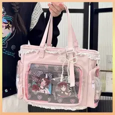 Versátil Transparente Itabag Bolsa De Ombro Japonesa De Alta Capacidade Encantadora Kawaii Anime Sacola Para Uso Diário
