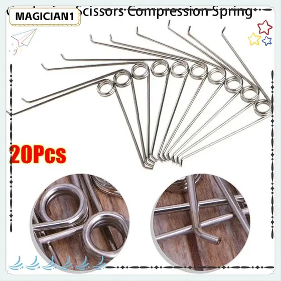Mola De Compressão MAGICIAN 20 Unidades , Acessórios De Tesoura De Jardinagem Prateada , Aço De