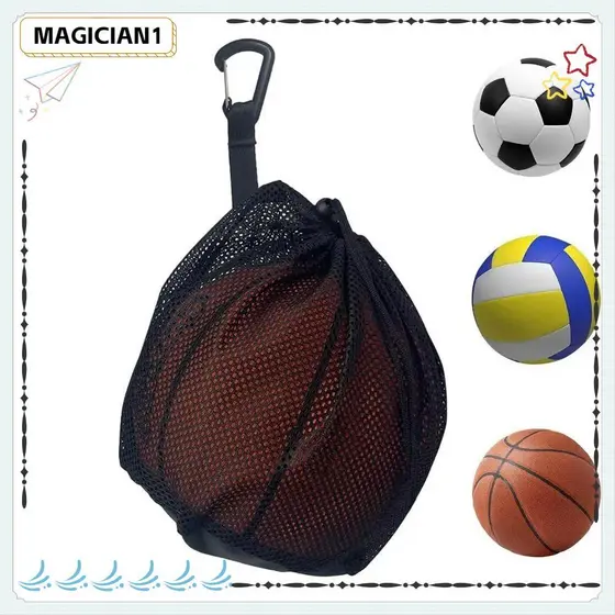 Mochila De Basquete MAGICIAN , Bolsa Portátil Para Bola Única Ao Ar Livre De Transporte De Malha Esportiva