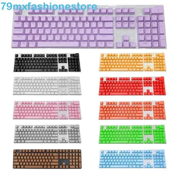 MXFASHIONESB Teclado Keycap Substituição De ABS Mecânico OEM Injeção 61/87 104/108 Tampa De Chave Retroiluminada