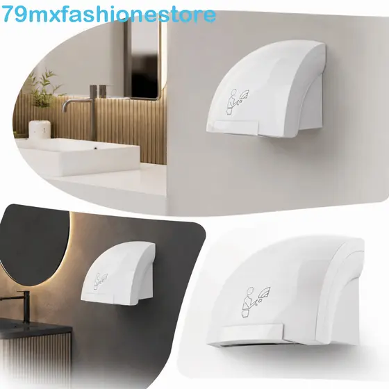 Secador De Mãos MXFASHIONESB , Com Sensor Sem Toque De Proteção Multisegurança , Para Eua/Ue/Reino Unido