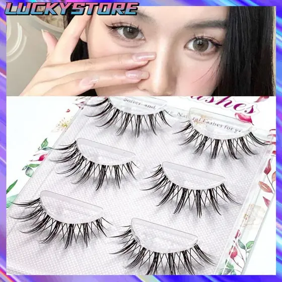 LUCKYSTOREGOODS Cílios Mangá , Postiços De Aparência Natural Vison Falso Para Extensão De