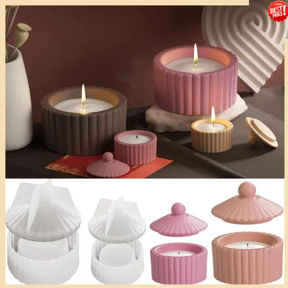 Molde De Resina Epóxi Cristalina DIY Artesanato Gesso Decoração Espelho Acabamento Listra Copo Design Para Recipientes P