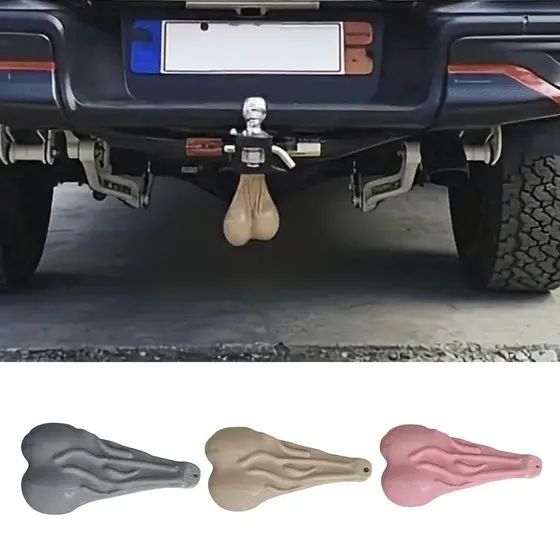 Enfeites De Engate De Reboque , Bolas De Touro Para Ou Amortecedor , Brincadeira Engraçada , Decoração De Veículo Automo