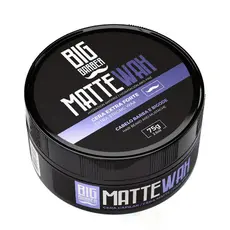 Cera Capilar Matte Wax Big Barber 75g Efeito Seco Profissional